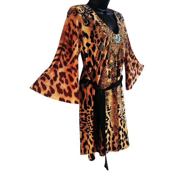 Leopard Queen Women's Embellished Dress - Picture 4 of 5